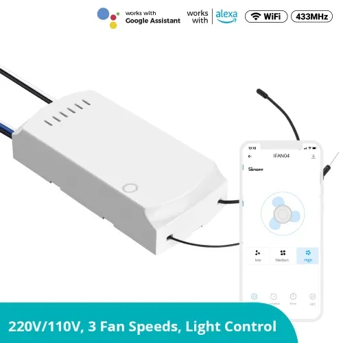 SONOFF iFan03/iFan04 ⚡ Control Inteligente para Ventiladores y Luces