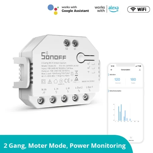 SONOFF DUALR3 y DUALR3 Lite ⚡ Control Dual por Wi-Fi Medición de Energía