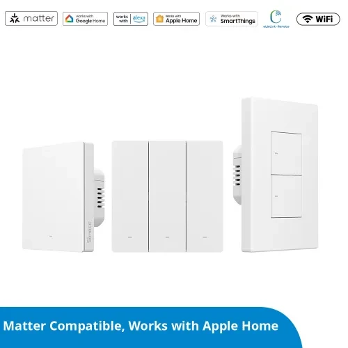 SONOFF SwitchMan M5 Matter (Blanco)⚡Control Total desde la Pared