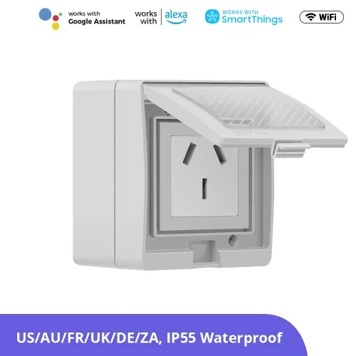 SONOFF S55⚡Enchufe Inteligente Resistente al Agua