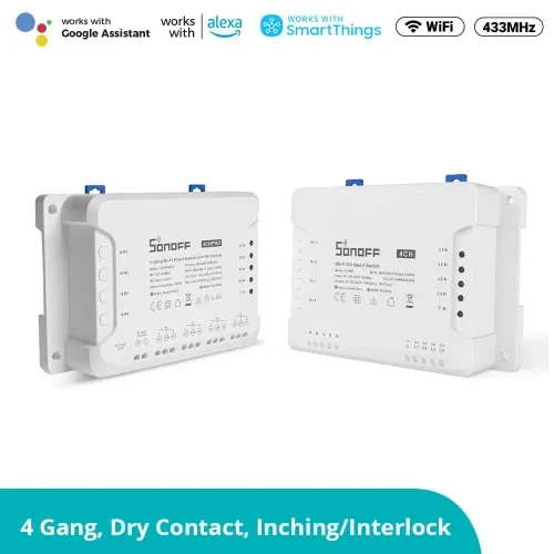 SONOFF 4CHR3 & 4CHPROR3 ⚡ 4-gang WiFi/RF Smart Switch