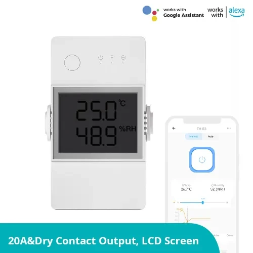 SONOFF TH Elite ⚡ Interruptor Inteligente con Monitoreo de Temperatura y Humedad